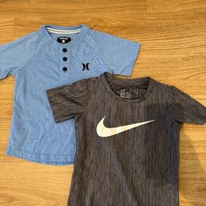 Boys Hurley and Nike Shirts
